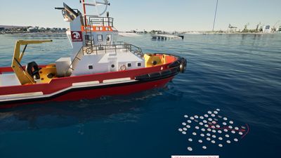 Varna Port Pilot MVP#1 - Blind navigation (bird view feature - jellyfish info visualization)